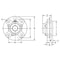 Ami Bearings SINGLE ROW BALL BEARING, 35MM WIDE SET SCREW PILOTED FLG CART OPN CI COVER CUCFC207C - alternate 2